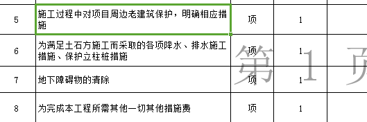 措施費(fèi)