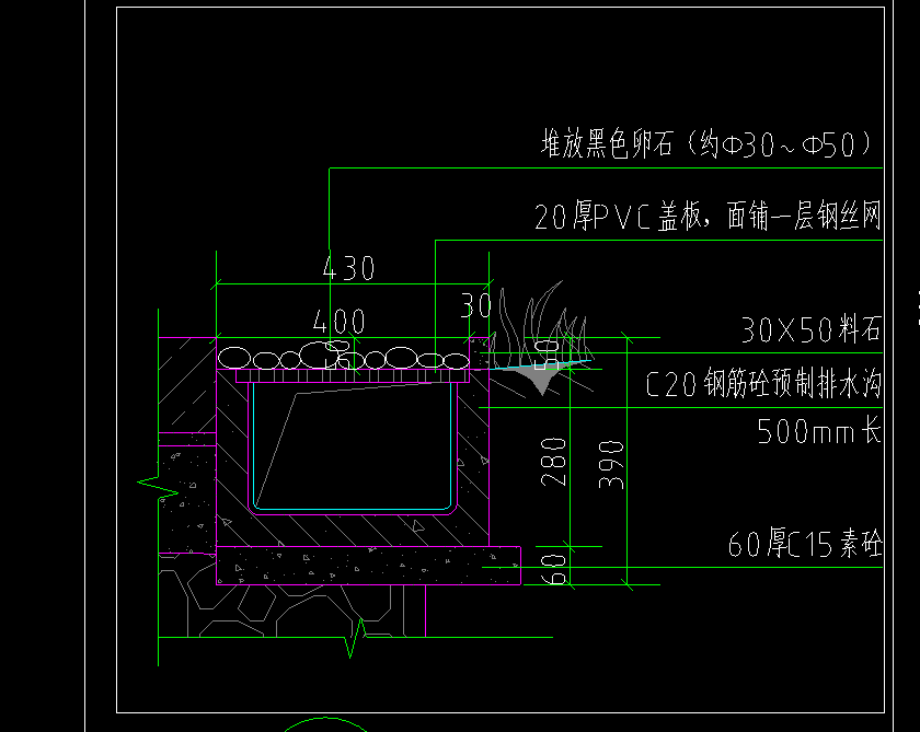 排水沟怎么算工程量