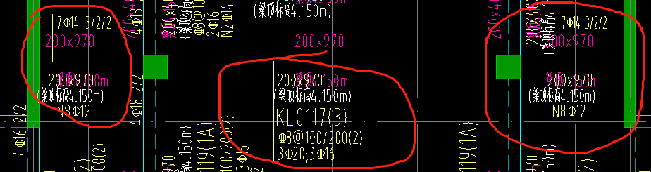 上部通长