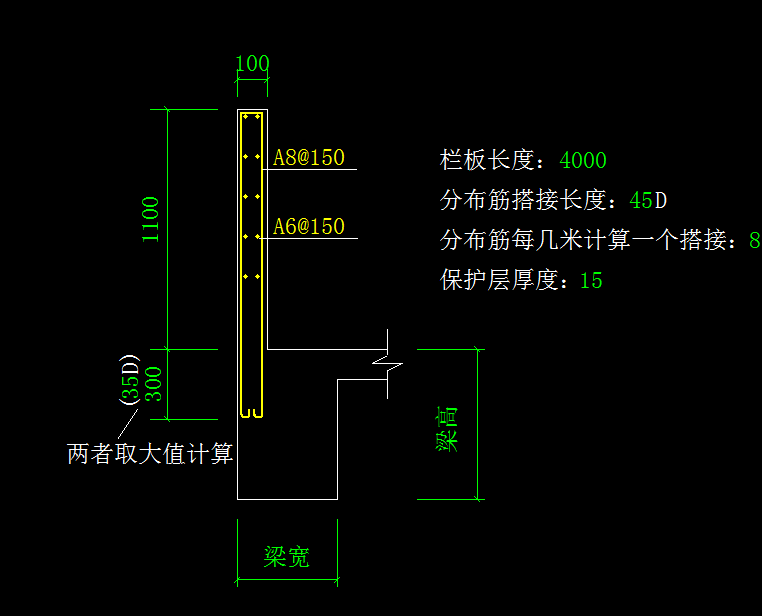 节点里有段墙里面有钢筋用圈梁画还是用什么画好