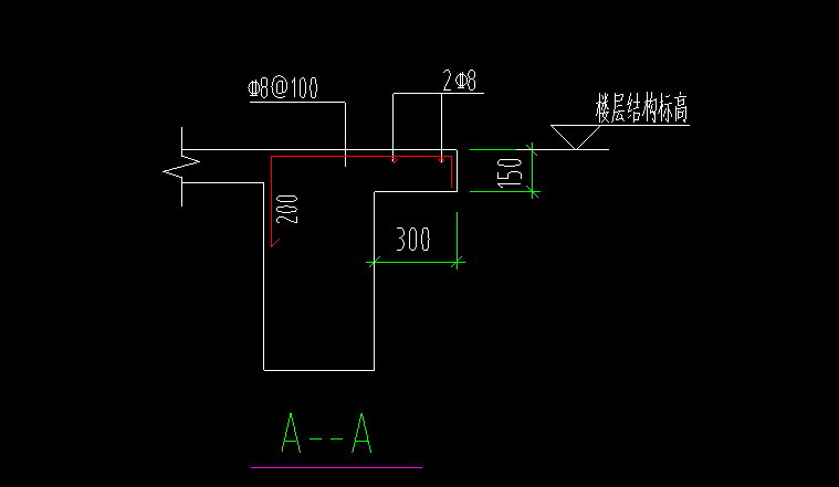 挑檐配筋问题