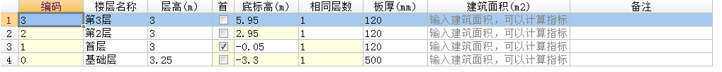 标高设置