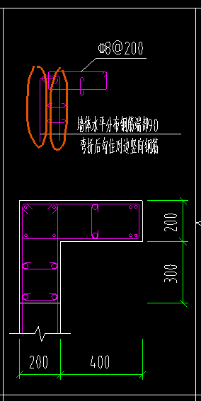 端部弯折