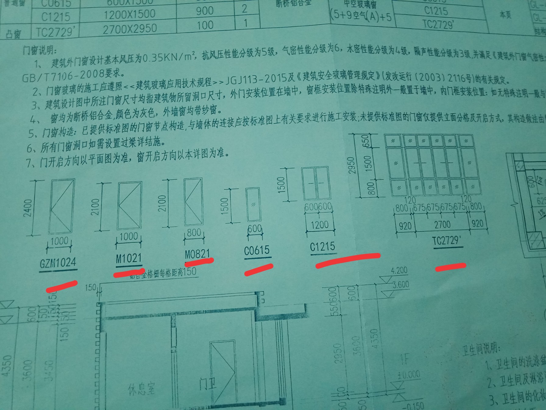 图纸里窗门的开启方向怎么看
