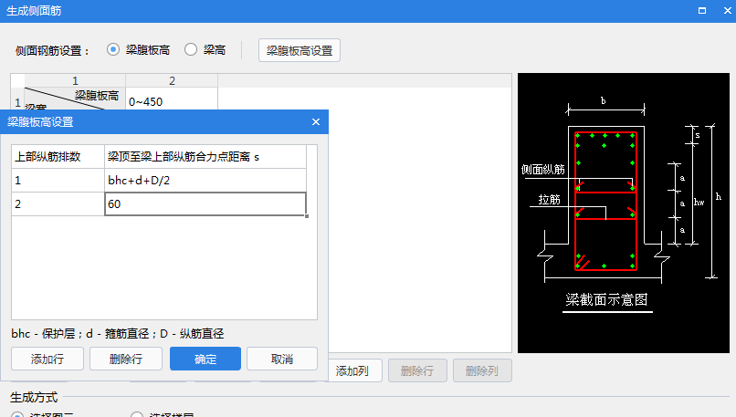 生成側(cè)面