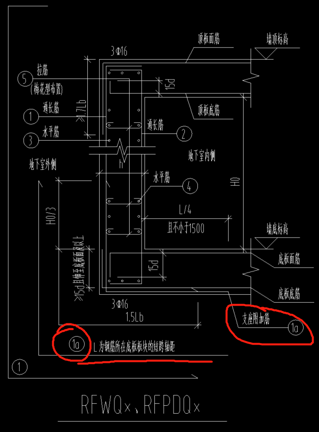 地下室外墙支座附加钢筋是否可以按照构件属性里面其他钢筋来设置