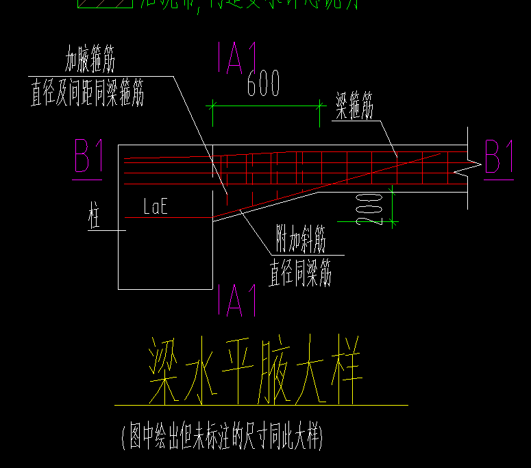 梁水平加腋怎么布置啊