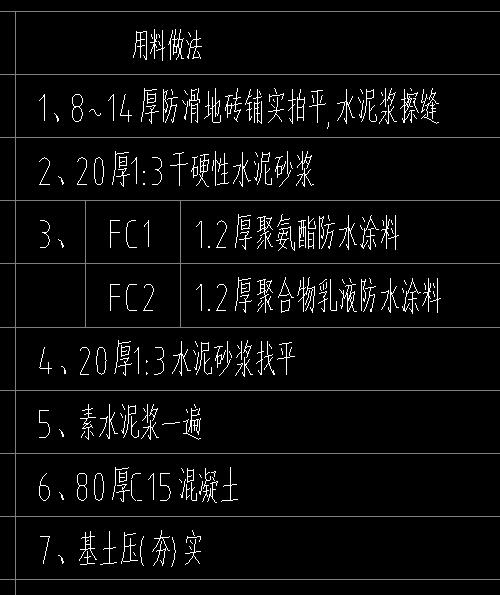地面做法