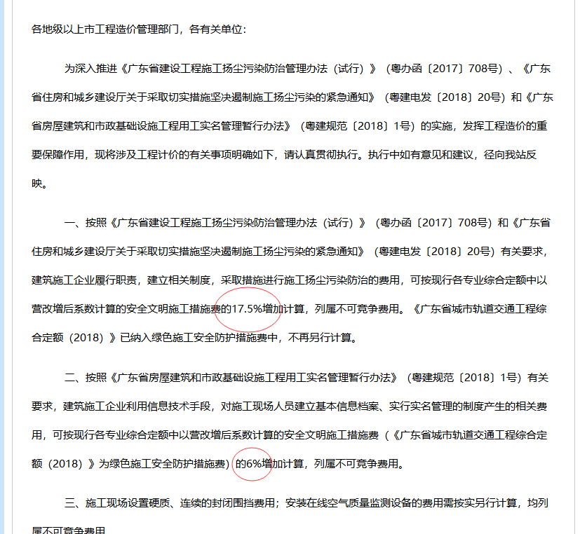措施费