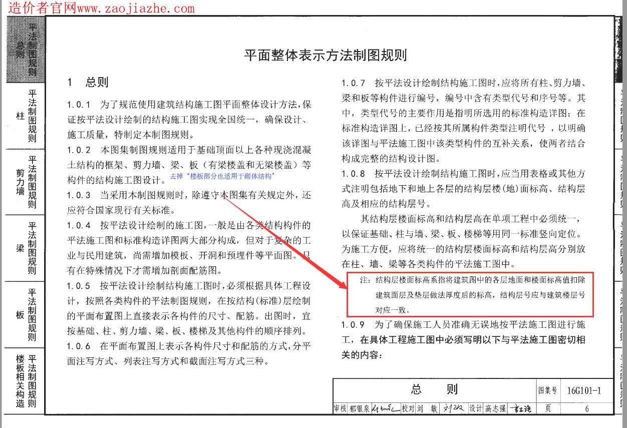 建筑标高与结构标高