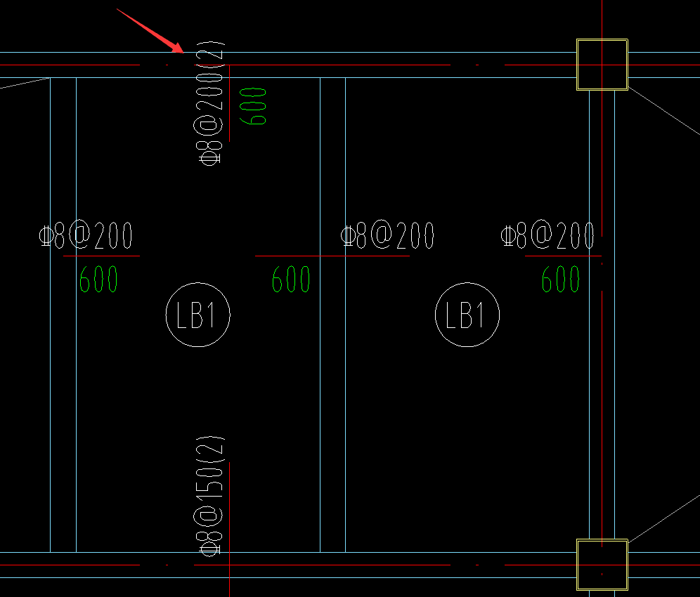 支座负筋