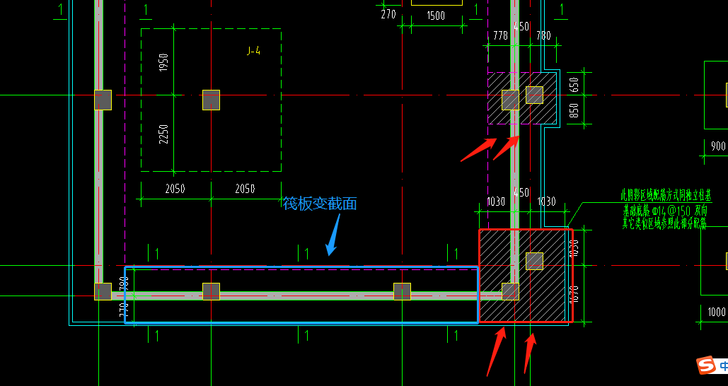 独基钢筋布置