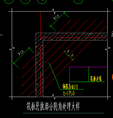 筏板阳角阴角