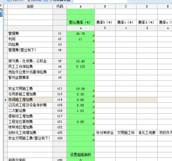 施工组织措施费