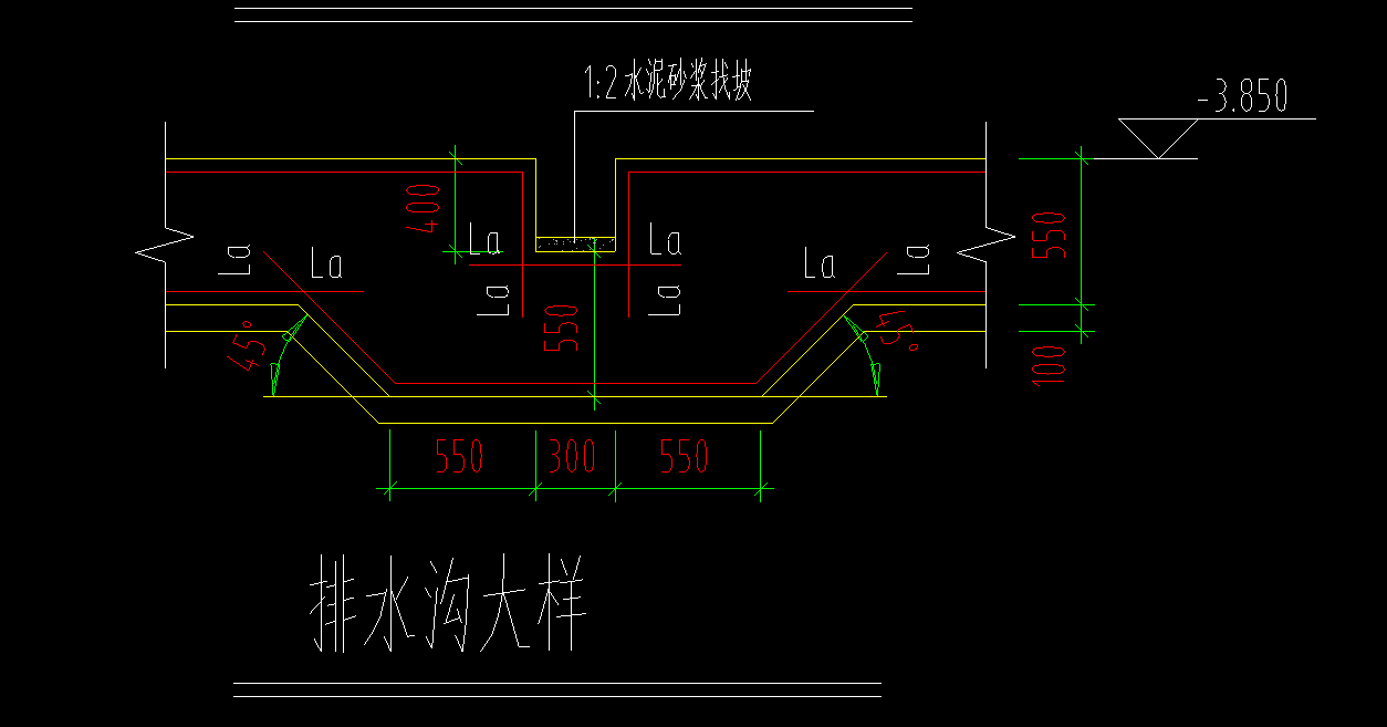 筏板中的排水沟如何处理?