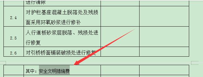 措施费