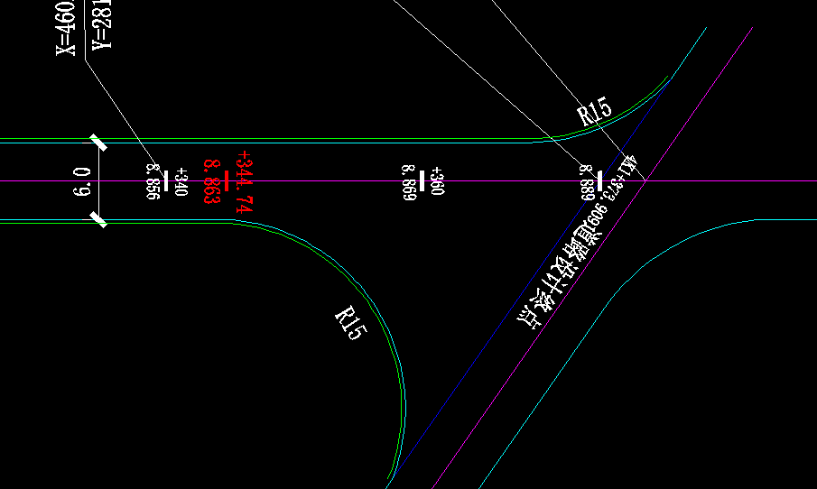 我这边道路喇叭口土方横断面怎么画才能计算土方准确一些?