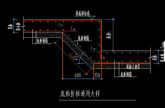 筏板变截面