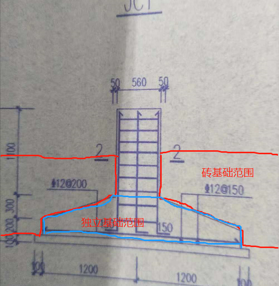 独立基础坡度