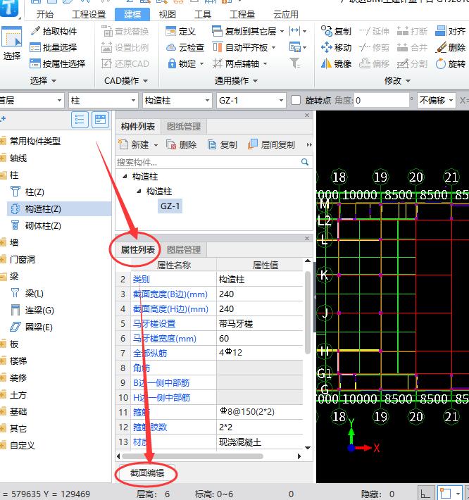 钢筋截面