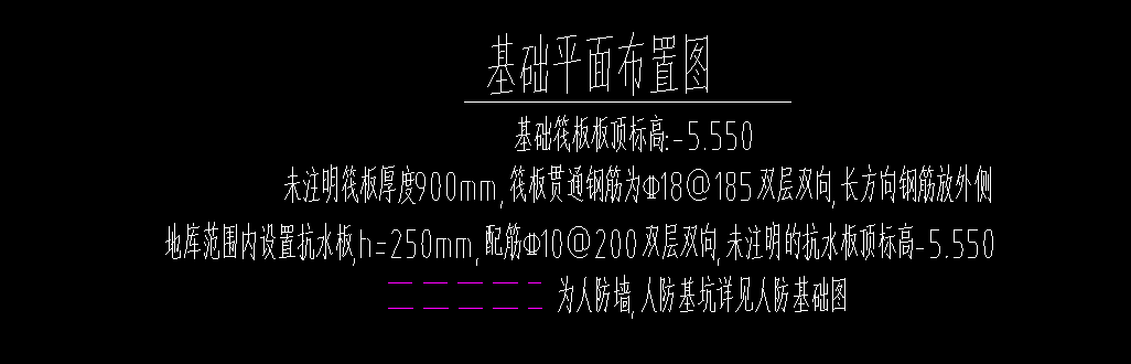 筏板基础