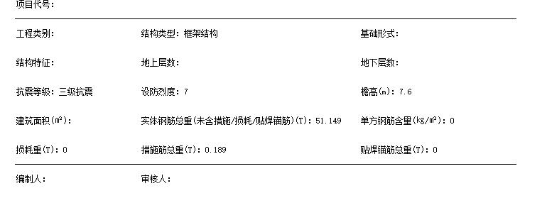 钢筋单方含量