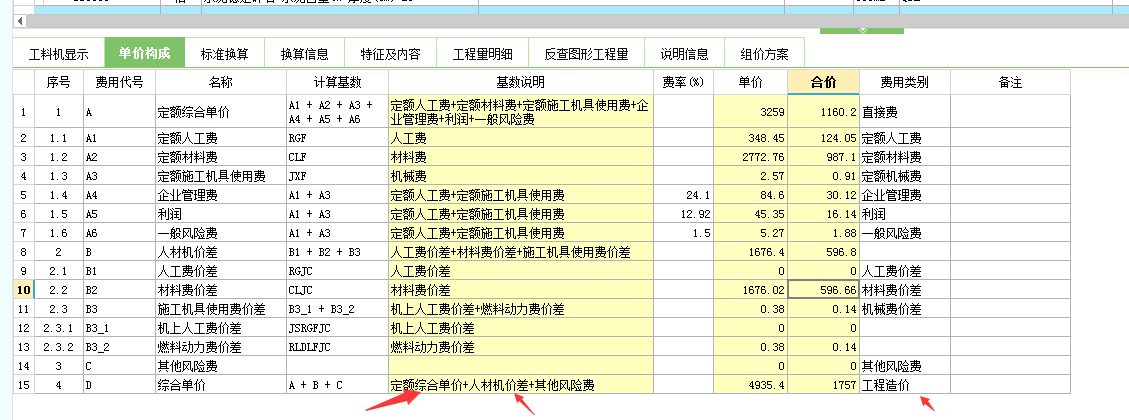 定额计价模式