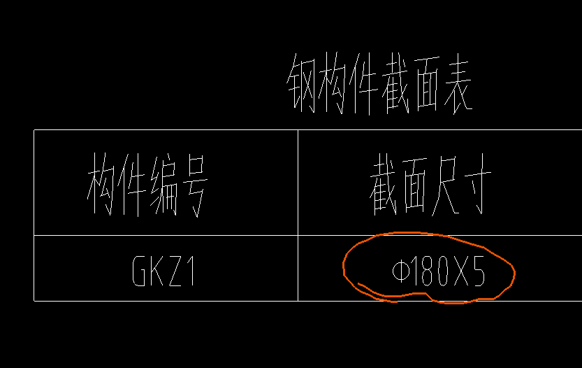 柱截面