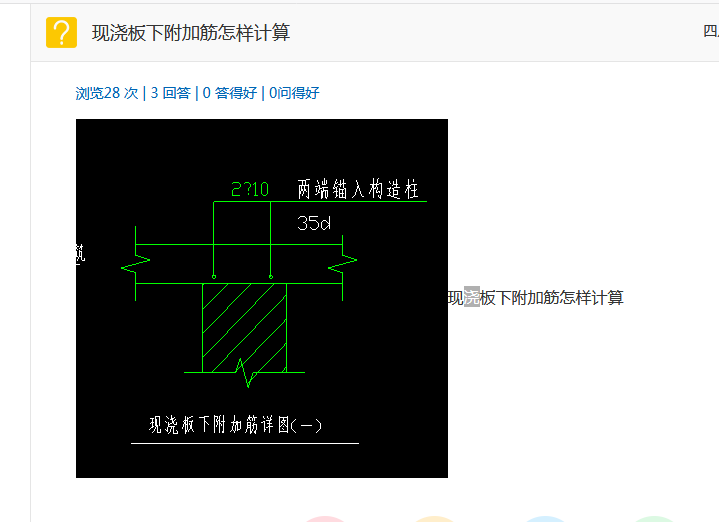 附加钢筋