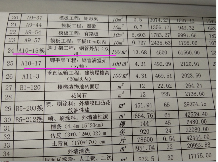 满堂脚手架