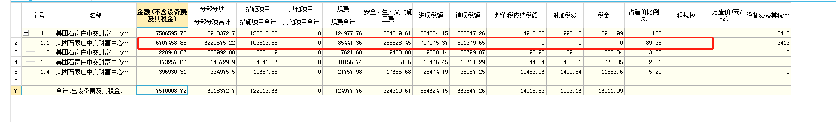 安全文明施工费