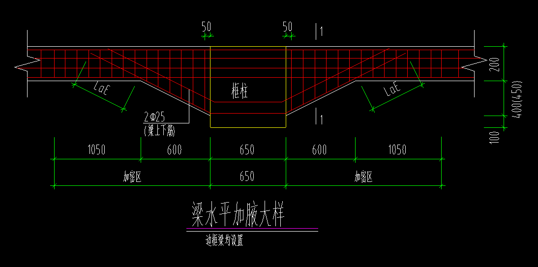 水平加腋