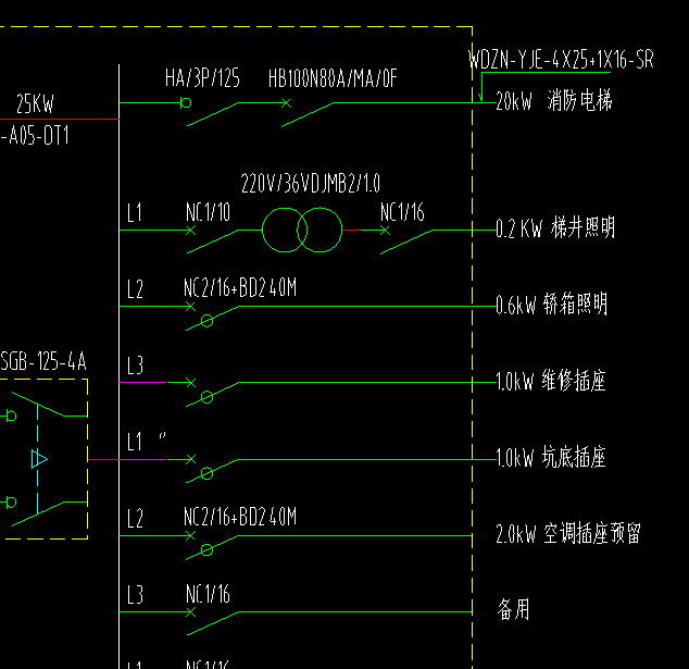 电梯井照明