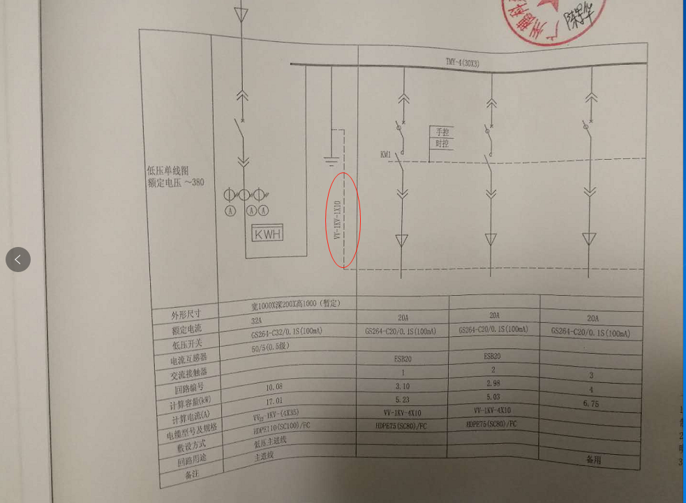 配电系统图