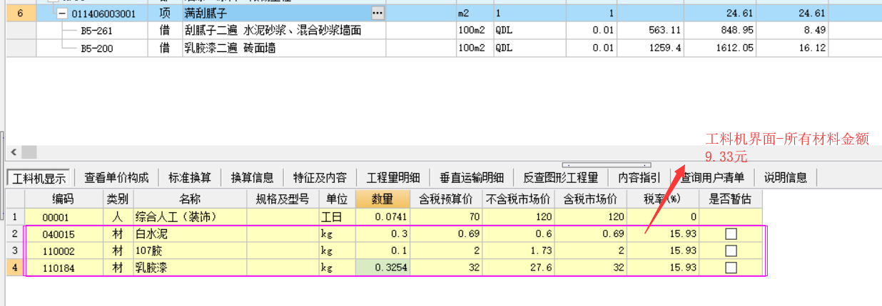 费用汇总