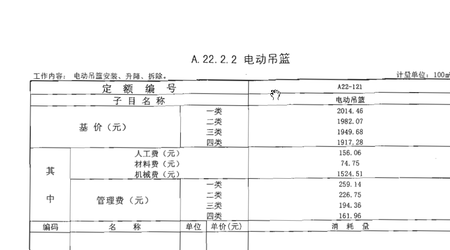 套定额