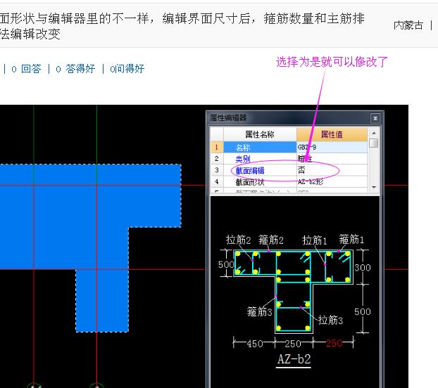 柱截面