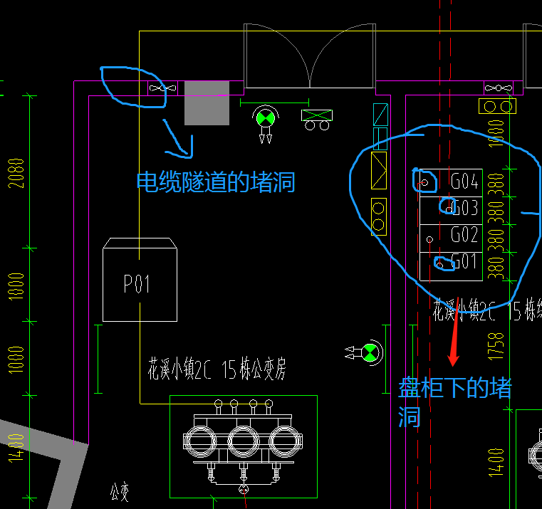 防火堵洞工程量问题