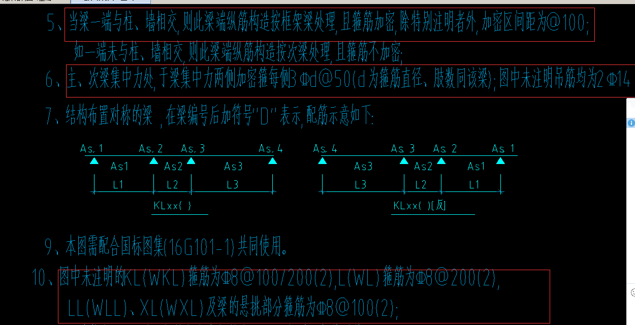 梁鋼筋