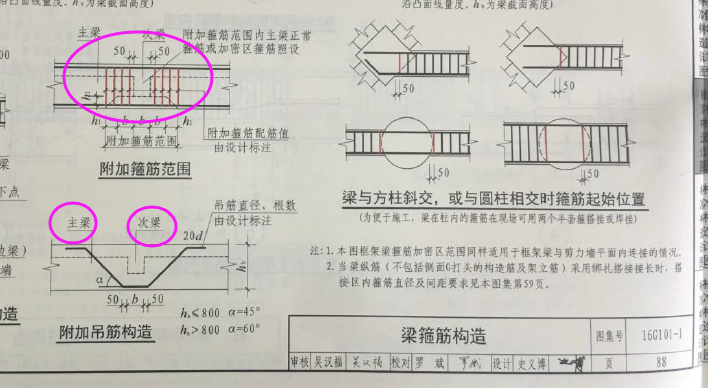 次梁加筋