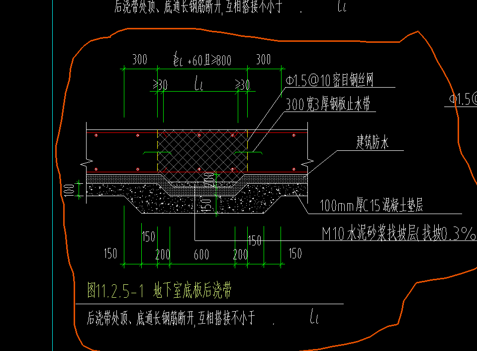 后浇带