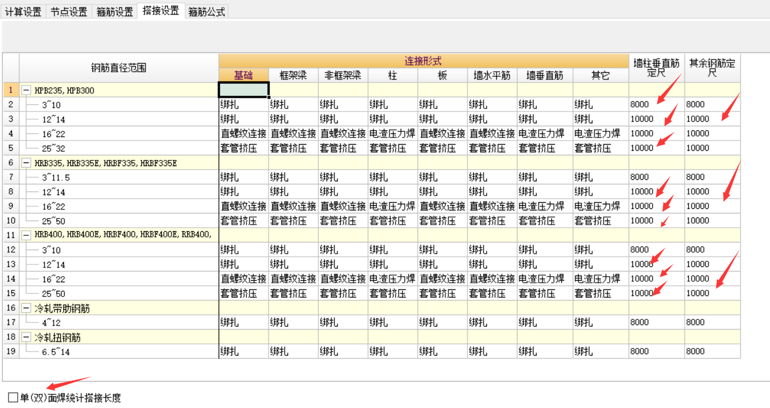 搭接长度