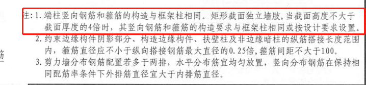 墙肢长度