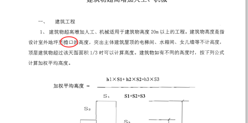 檐高