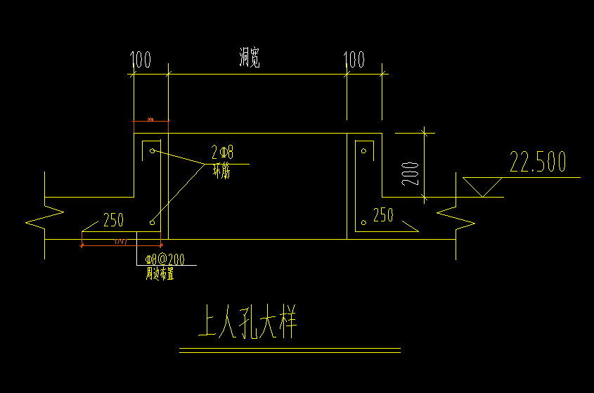 这个上人孔怎么画