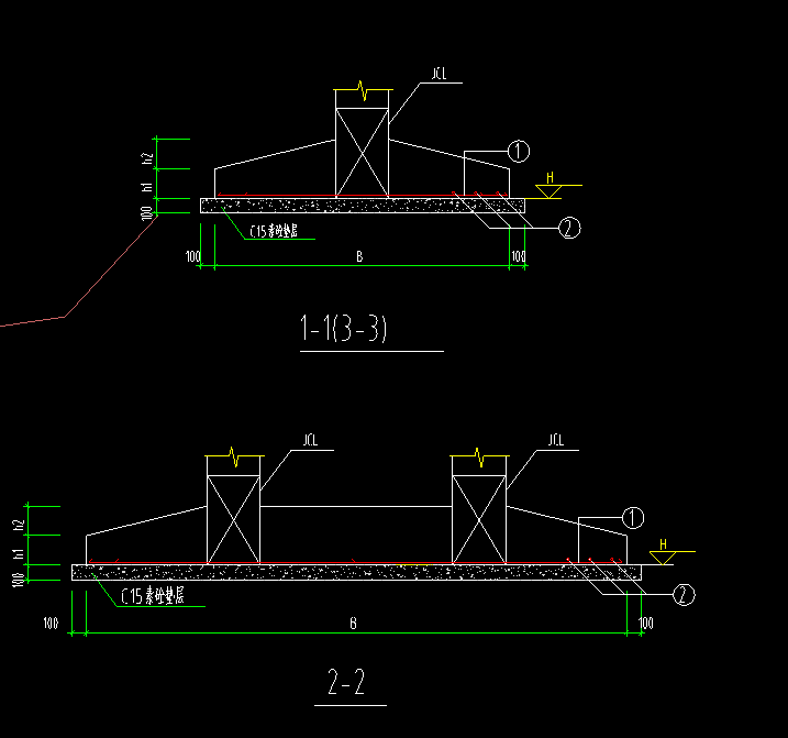 独立基础怎么画