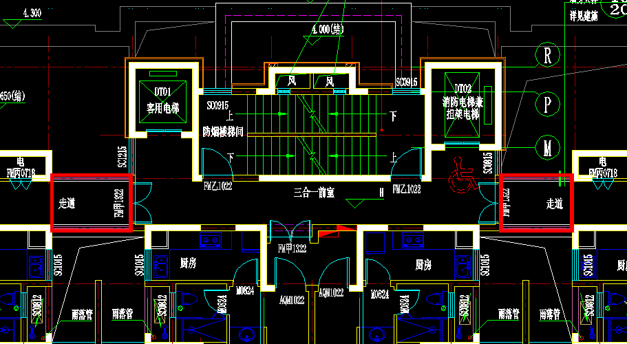 建筑面积计算gbt503532013中室外走廊指的什么部位下图中走道建筑面积