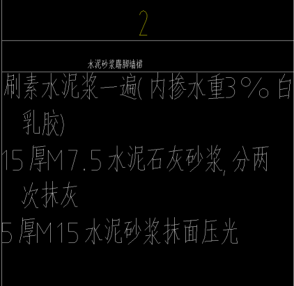 踢脚做法:刷素水泥浆一遍(内掺水重3%白乳胶)怎么套价?