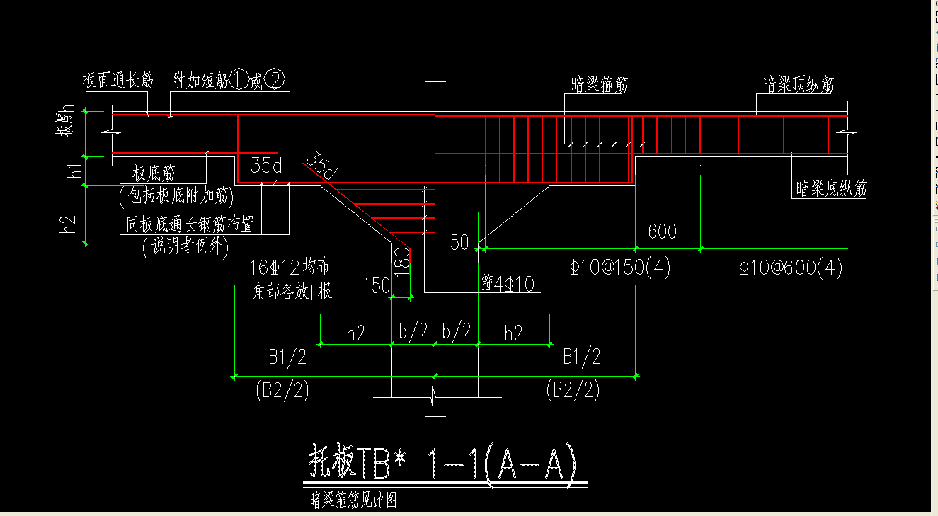 暗梁