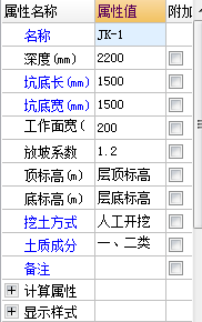 屬性設置